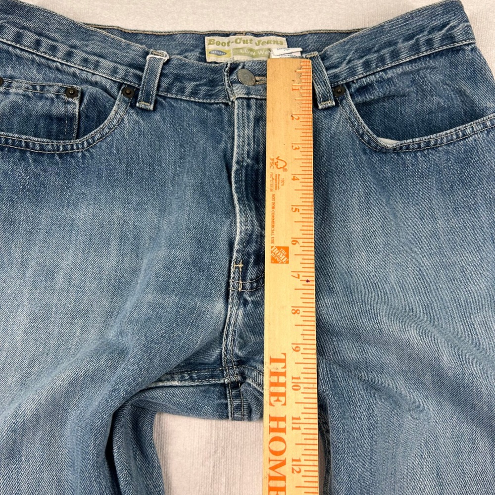 Vintage Old Navy Jeans Womens 12 Regular Bootcut Low Waist Cowboy Western Y2K - Picture 9 of 11